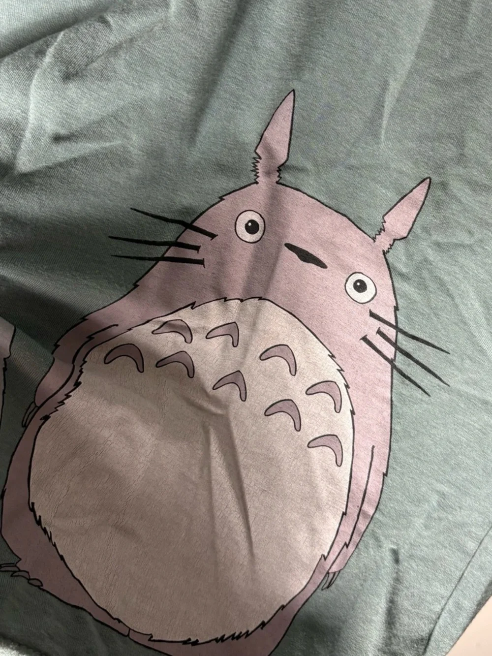 Her Universe | Studio Ghibli My Neighbor Totoro Long Sleeve Lace Shoulder Top 1X - Picture 4 of 12